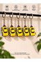 Yellow Car Figurine Keychain 3D Printing Bag and Vehicle Ornament Gift in Box 1 Piece - 3