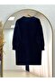 Meltemay Double Pocket Tied Knitwear Cardigan-Kr6012 Navy Blue - 7
