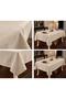 Peri Luxury Velvet Fabric Tablecloth 140X210 cm - 2
