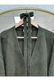 Meltemay Double Pocket Tied Knitwear Cardigan-Kr6012 Khaki - 3