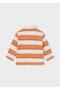 Boy's T-Shirt-Striped Long Sleeve 4141 Krmit-Krmz 4 m - 3