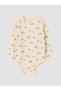 Lcw Baby Beige Printed Baby Boy Snap Fastener Body 3 Pcs - 7
