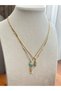 Sea Shell and Fish Charm Steel Double Pendant - 3