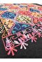 Embroidered Cashmere Wool Shoulder Shawl 70 X 200 cm Patterned Thick Tassel Shawl - 4