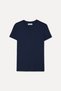 Women's Navy Blue Crew Neck T-Shirt