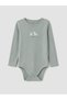 Lcw Baby Beige Printed Baby Boy Snap Fastener Body 3 Pcs - 4