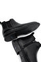 Men's Genuine Leather Black Casual Boots - 5