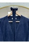 Meltemay Double Pocket Tied Knitwear Cardigan-Kr6012 Navy Blue - 3