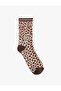 Cotton Leopard Patterned Socks - 2