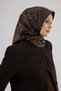 Sura Silk Scarf 53004 Khaki Brown - 7
