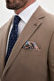 Plain Slim Fit Wool Blend Men's Jacket Mink - 41509.26K - 2
