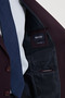 Plain Slim Fit Wool Blend Men's Jacket Plum - 41509.26K - 6