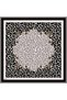 Twill Silk Scarf 53002 Gray Black
