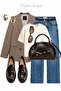Brown Gold Accessory and Eyelet Detail Women's Hand-Shoulder Bag Ref.672466 - 6