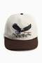 Embroidered-motif cap