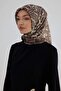 Twill Silk Scarf 53006 Coffee Cream - 4