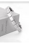Silver Italian Charm Modular Bracelet - Flexible Modular Italian Charm Steel Bracelet – Silver Color Tarnish-Resistant Stainless Adjustable Unisex Jewelry - 4
