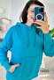 Kangaroo Pocket Hooded 2 Thread Sweatshirt 7K023 - 2