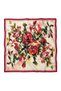 Watercolor Flower Pattern Scarf Bandana 50X50 cm - 2