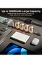 Ultra-Thin Magnetic Power Bank 10000mAh, MagSafe-Compatible Wireless Charger for iPhone, White B739 - 3
