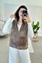 Hooded Plush Vest 7K077