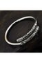 Silver Antique Rose Spiral Handcuff Bracelet - Oxidized Spiral Pattern Ethnic Handcuff Bracelet – Silver Color Tarnish-Free Steel Adjustable Bohemian Women's Jewelry - 4