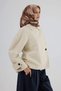 Sura Silk Scarf 53003 Brown Beige - 2