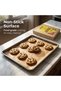 Parchment Paper 12x16 Inch 120 Pre-Cut Sheets, Extra Strong 45g/m² Heavy Duty Non-Stick Unbleached Baking Paper for Baking, Air Fryer & Grilling - 6