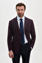 Plain Slim Fit Wool Blend Men's Jacket Plum - 41509.26K