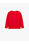 Ataturk Printed Cotton Crew Neck Long Sleeve T-Shirt - 2