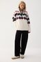 Vertical Collar Plush Sweatshirt - 2