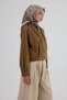 Twill Silk Scarf 53002 Milky Coffee - 3