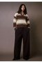 Polo Collar Knitwear Striped Comfort Fit Sweatshirt - 2