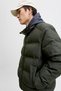 Men's High Collar Zippered Puffer Coat - Soho - 4