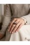 Bronze Women's Ring Authentic Copper Jewelry Zircon Stone King Crown Model Adjustable Vintage - 2