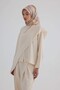 Twill Silk Scarf 53003 Cream - 3