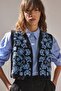 Embroidered Short Vest