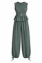 Petrol Bubble Blouse Pants Set - 2013