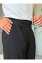 Single Pleated Fabric Pants - 3