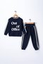 3-4-5-6 Years Old Three-Stripe Children's Tracksuit Set