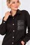 Suede Look Nubuck Leather Shirt with Pocket Detail - 3