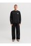 Men's Chest Printed Crew Neck Long Sleeve Sweatshirt - Aero - 2