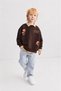 Boy's Printed Sweatshirt with Shirt and Jeans 3-Piece Set