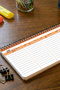 2026-2027 Academic Agenda 70 Weekly Desk Calendar Type Horizontal Planner 30X11 cm Spiral Weekly Planner - 2