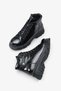Ayja Women's Genuine Leather Boots - Black Patent Leather - 4