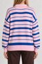 Polo Collar Striped Knitwear Sweater Lnt0045 Pink Blue - 6