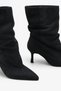 Rosita Women's Heeled Boots - Black Suede - 3