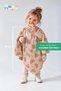 6 Months-6 Years Long Sleeve Baby Feeding Bib, Children's Activity Bib, Cotton, Liquid-Proof Inner Layer Towel Baby Feeding Bib - Croissant - 8