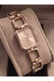Women's Metal Case Steel Bracelet Wristwatch with 2 Years Warranty