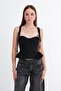 Lacing Detailed Corset Blouse A02952 - 2